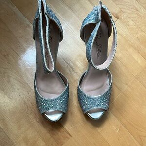 Rhinestone high heels